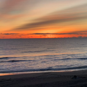 1月6日千葉北、東浪見の朝の波の画像