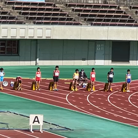 クラブ交流５年男子100m予選 ①の画像