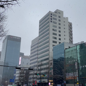今日のソウルは雪の画像