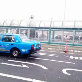 雪降りましたの画像