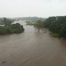 2019/10/12 台風19号 第六付近の記録動画の画像