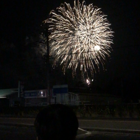 夜のドライブ中に起きたハプニングの画像