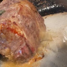 松阪豚　仕上げの画像