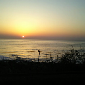 昨日の海と朝陽(動画)の画像