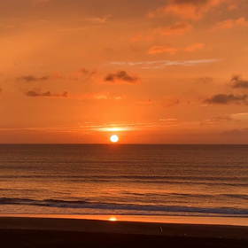 8月23日千葉北、東浪見の朝の波の画像