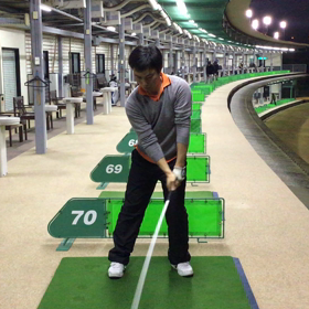 寒い冬は素振りの画像