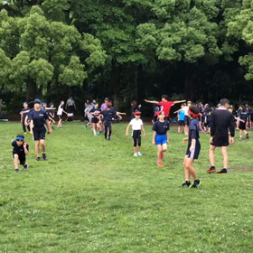 大股歩行④の画像