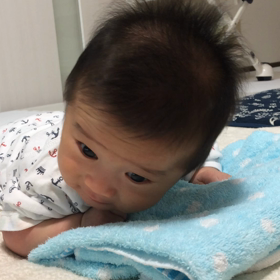 うつぶせ練習♡の画像