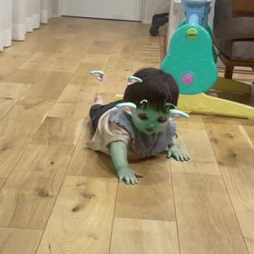 新しい動きを覚えたの画像