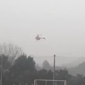 小学校でラジヘリ フライト…（＾＿＾）☆の画像