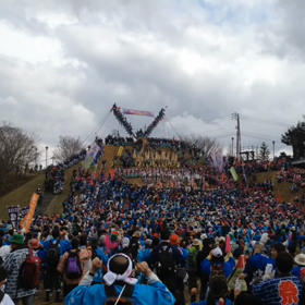 御柱祭レポ。上社山出し２日目①の画像