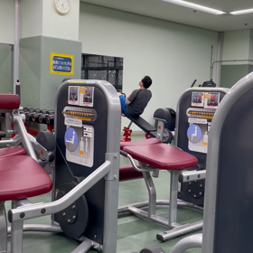 いつものジムにての画像