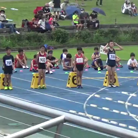 チャレンジトライアル男子100m⑰の画像