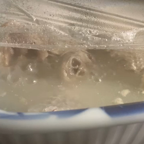 参鶏湯のその後の画像