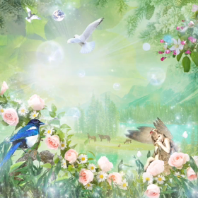 自然豊かな優しい世界✨の画像