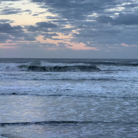 11月25日千葉北、東浪見の朝の波の画像