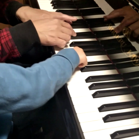 発表会に向けて～年少さんはパパとの画像