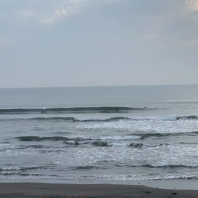 10月29日千葉北、東浪見の朝の波の画像