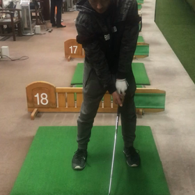 ゴルフ加圧 夜練の画像