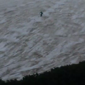 幸せとおめでたい乗鞍大雪渓の画像