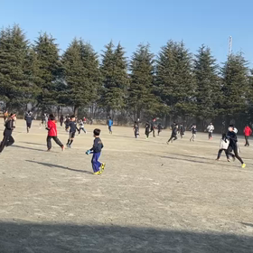 2月4日　バトン鬼ごっこ②の画像