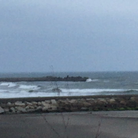 6月10日千葉北、東浪見の朝の波の画像