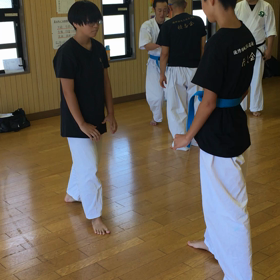 新学期第一回目の稽古の画像