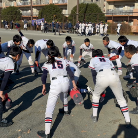 帽子投げの画像