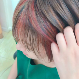 アクセントカラー入れましたの画像