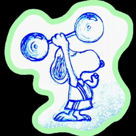 ❇キラキラスヌーピー動画：スーパードッグスヌーピーの画像