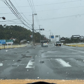 山陰の雪、怖い！の画像