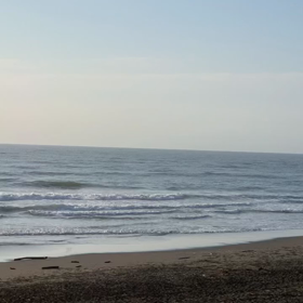 5月31日千葉北、東浪見の朝の波の画像