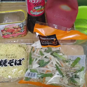 今夜は焼きそば(#^.^#)の画像