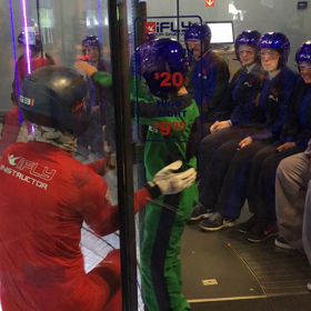 インドアスカイダイビングの画像