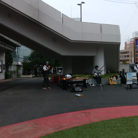 ストリートパフォーマンスの画像