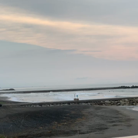 6月22日千葉北、東浪見の朝の波の画像