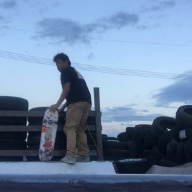 スケートボードやってると友達増えますねの画像