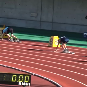 男女混合リレー②の画像