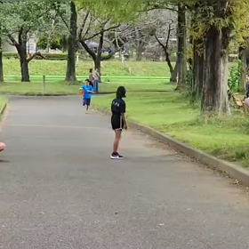 10/8 ミニ駅伝大会（中継所付近）③の画像