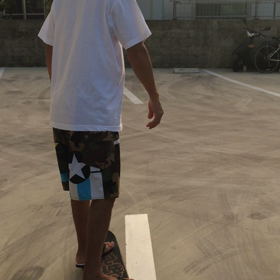 スケボーしました！の画像