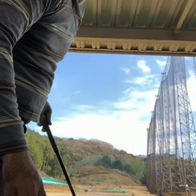 ゴルフで小休止の画像