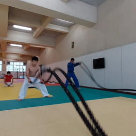 鶴見総合高校に出稽古の画像