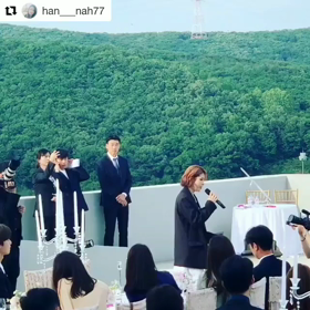 カン・ギヨンさんの結婚式に出席の画像