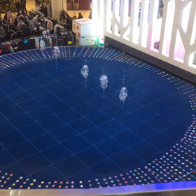 室内映像音楽噴水の画像