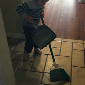 お掃除のお手伝いの画像