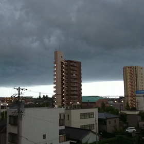 雷雨到来の画像