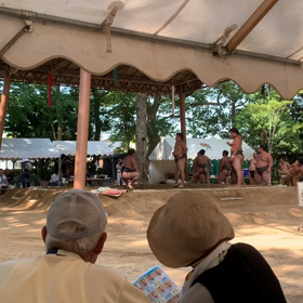 東庄町で恒例の出羽海部屋合宿の画像