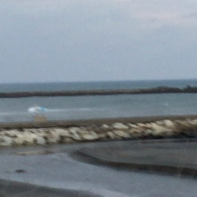 6月28日千葉北、東浪見の朝の波の画像