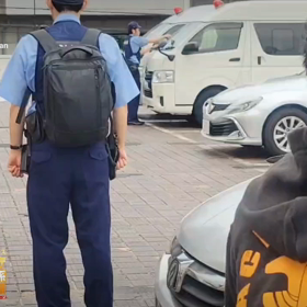 第１話メイキング：樋口警部と藤本刑事のシーンの画像