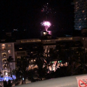 ハワイ　ニューイヤー花火の画像